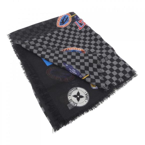 LOUIS VUITTON Black Scarf - Picture 1 of 4
